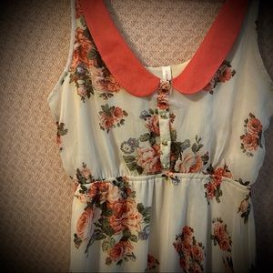 Bright Pink Floral Dress